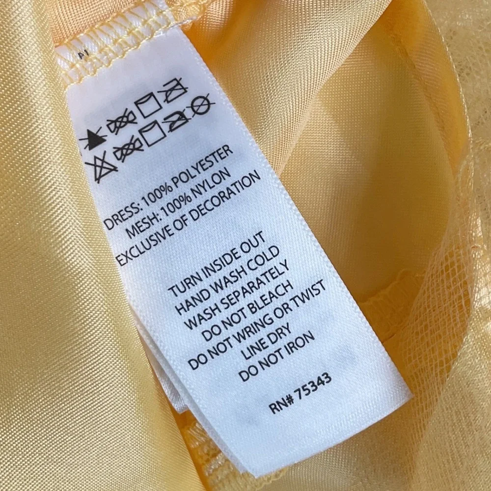 What a Character! Yellow Belle Princess Costume Dress Bloomers Headband 6-9M